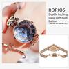 RORIOS Stylish and Popular Quartz Stainless Steel Analog Watch for Perfect for and Blue D Women's Watch, Cute, Watch, Women, School, Work, Dates,
