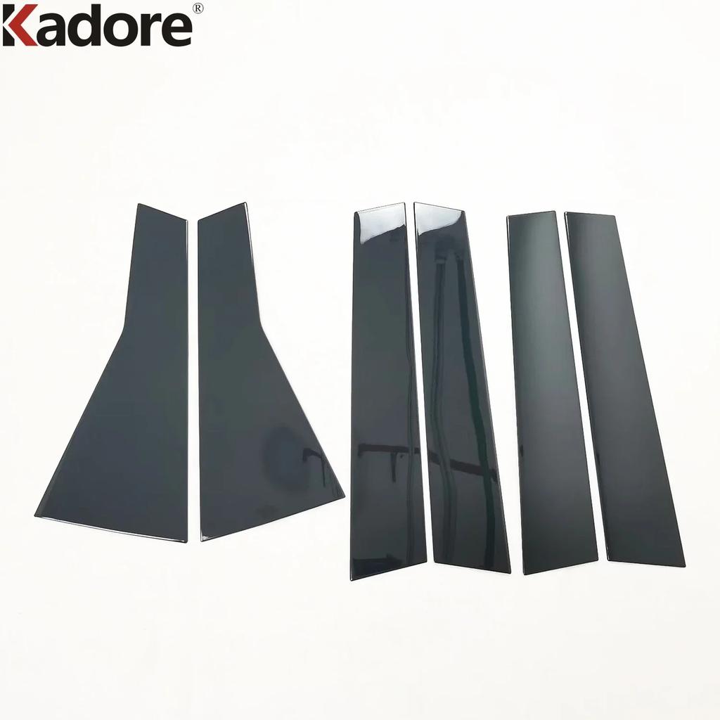 For Honda CRV CR-V 2017-    Steel Window Center Pillar Cover Trim Middle B C Pillars Post Strip Car Accessories