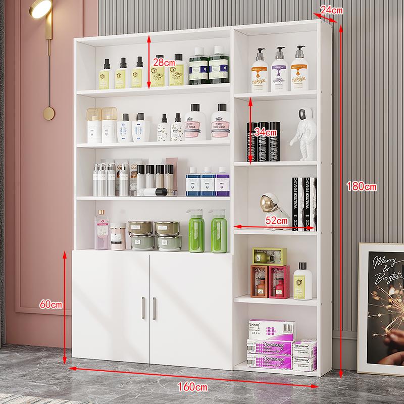 Beauty Salon Cosmetic Display Cabinet & Makeup Shelf Rack