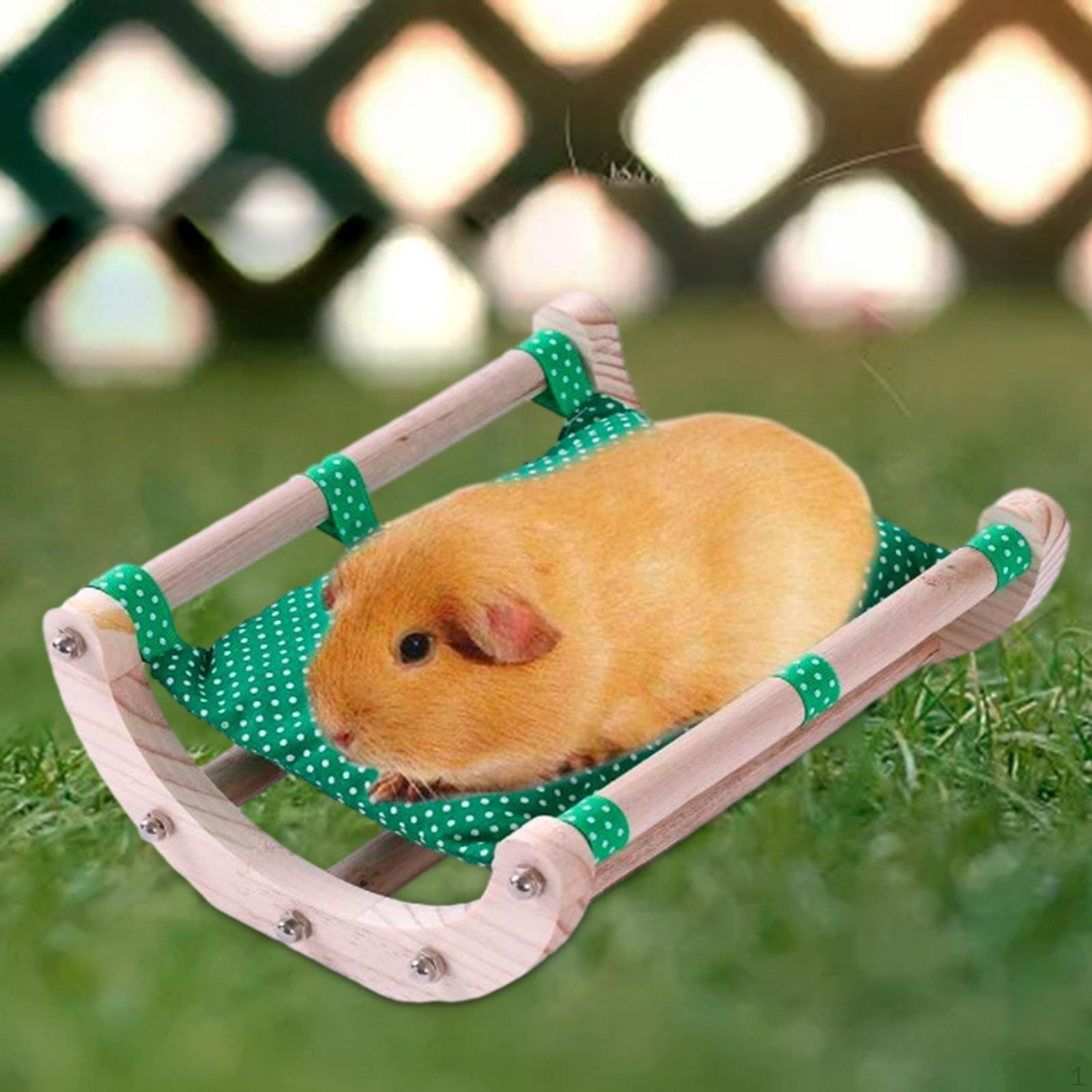 Cozy Haven for Pet Rodents: Portable Small Animal Hammock and Bed