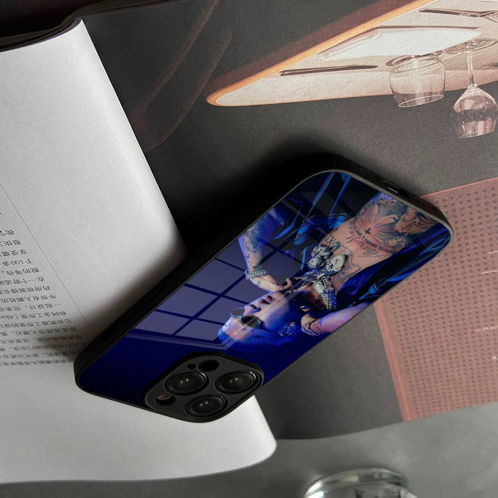 

Phone Case Tempered Glass For IPhone 17 15 16 14 12 13 11 Pro XS Max Plus Mini Cover Blessd Cantante Rapper iPhone 12 Pro Max