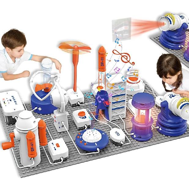 Science STEM Kits for Kids, Electronics Exploration Kit, 66 Pcs DIY Circuit Parts, Over 1200 Projects, STEM Educational Toy Gifts for Kids Boys Girls Special Edition