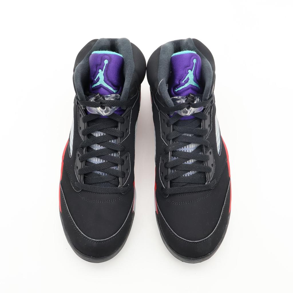 CZ1786-001 Nike Air Jordan 5 Retro Top 3 Noir Rouge Feu Raisin Glace Émeraude (Pour des hommes)