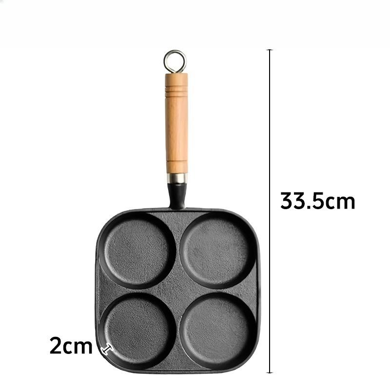 17/19cm Diameter  Pancake Pan Cast Iron Cookware Non-stick Mini Frying Pan Suitable for kitchen cast iron cooking pot