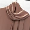 Muslim Abaya One-piece Prayer Dress Hooded Smocking Sleeve Islamic Clothing Women Jilbab Dubai Saudi Black Robe Turkish Modesty