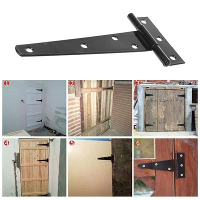 Tools Shape Furniture Garden Gate Wooden Door Hinges Hardware Cabinet Shed Tee Hinge Black Iron