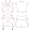 Women's Cropped Punk Harness Belt Stretch Stretch Gothic Garter Rave Sex Lingerie