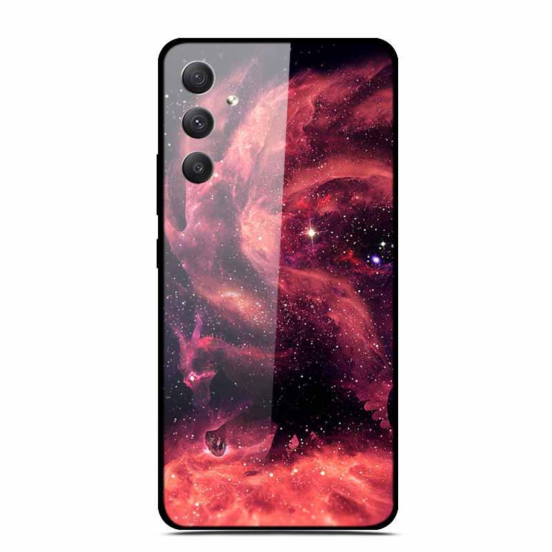 Samsung A35 5G Tempered Glass Phone Case - Personalized Colorful Design