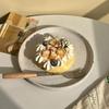 Ins Style Vintage Ceramic Plates Restaurant Western Steak Pasta Plate Simple Household Fruit Dessert Snack Tray
