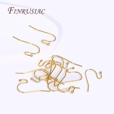 18K Gold Plated Ohrhaken Für DIY Ohrringe Herstellung Zubehör Ohrbügel Ohrringe Schmuck Herstellung Zubehör Schmuckteile Großhandel