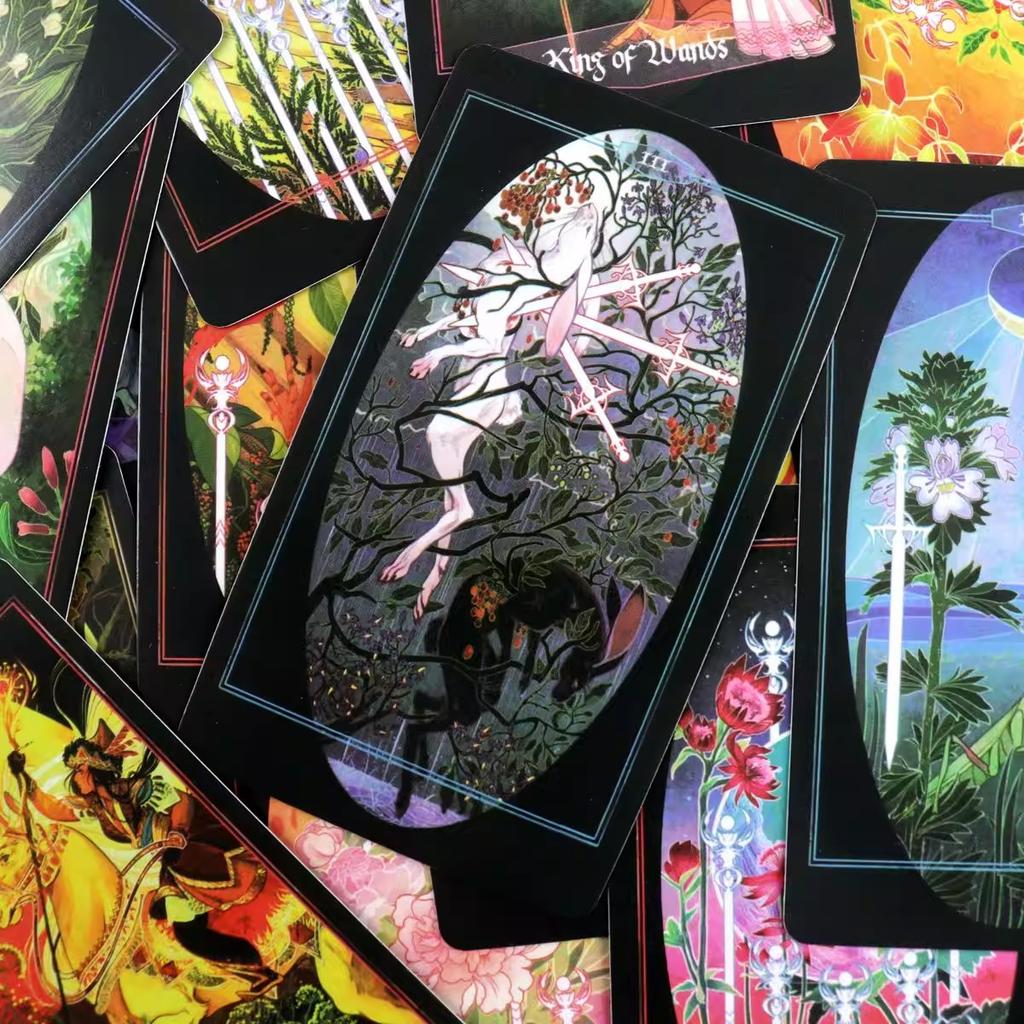 Les Enfants d'Ostara Cartes de Tarot Versions Anglaises Jeu de Société pour Fête