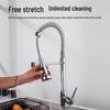 Wall-Mounted Ret Retractable Spring Faucet