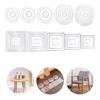 4Pcs Silicone Non Slip Pad Anti Moving Table Foot Mat Bed Foot Antislip Fixator Clear Anti Vibration Pads Furniture Gasket