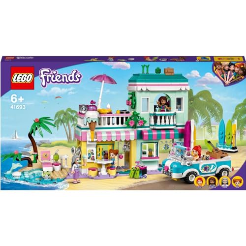 LEGO Friends Surfer's Beach House 41693 Toy Doll Girls Ages 6 and Up