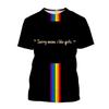 Summer Happy Pride Day Rainbow 3D Print T-Shirts Men Women Short Sleeve T Shirt Oversized Harajuku Y2k Tees Tops Kids Clothing