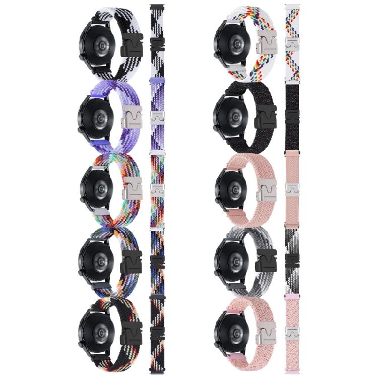 Breathable Sweat Resistant Nylon Watchband Quick Dry Material Secure Parachute Buckle 20mm Compatibility for Watch 5 6 7