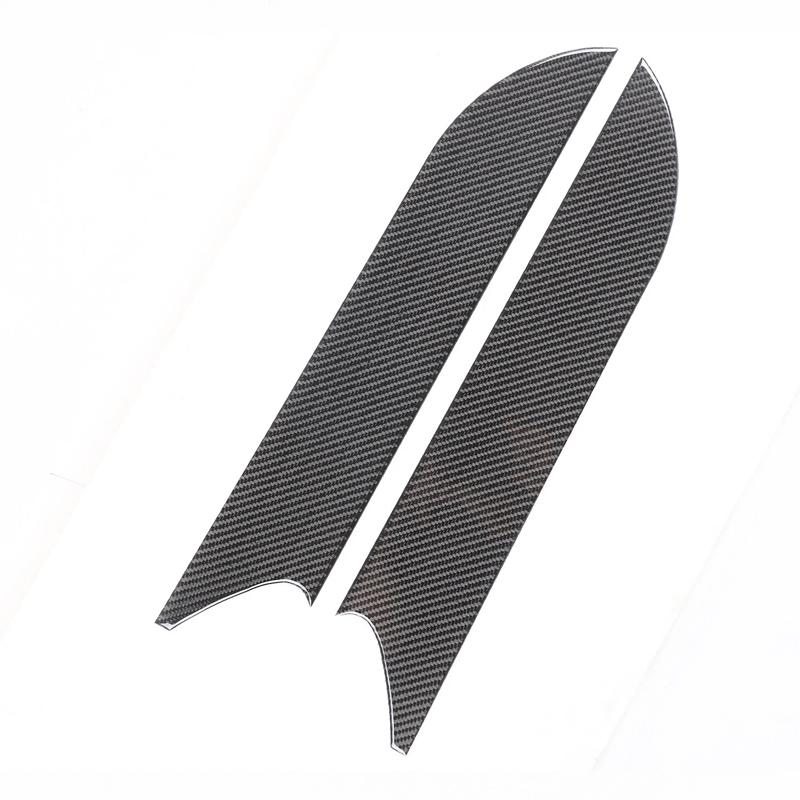 For Xiaomi SU7 2024+ Soft Carbon Fiber Car Front Door Anti-Kick Sticker Panel Decorative Cover Car Interior Accessories