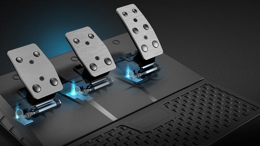 Volante 900° PC/PS4/PS5/XBOX con LED + 3 pedali, 6 marce IMOLA FLASHFIRE