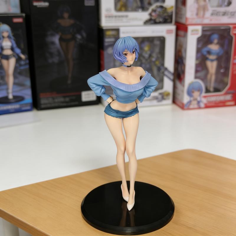 Neon Genesis Ayanami Rei Sexy Anime Girl Action Figure Figurine Model Statue Desk Decoration Collection Toy Anime Fans Gifts