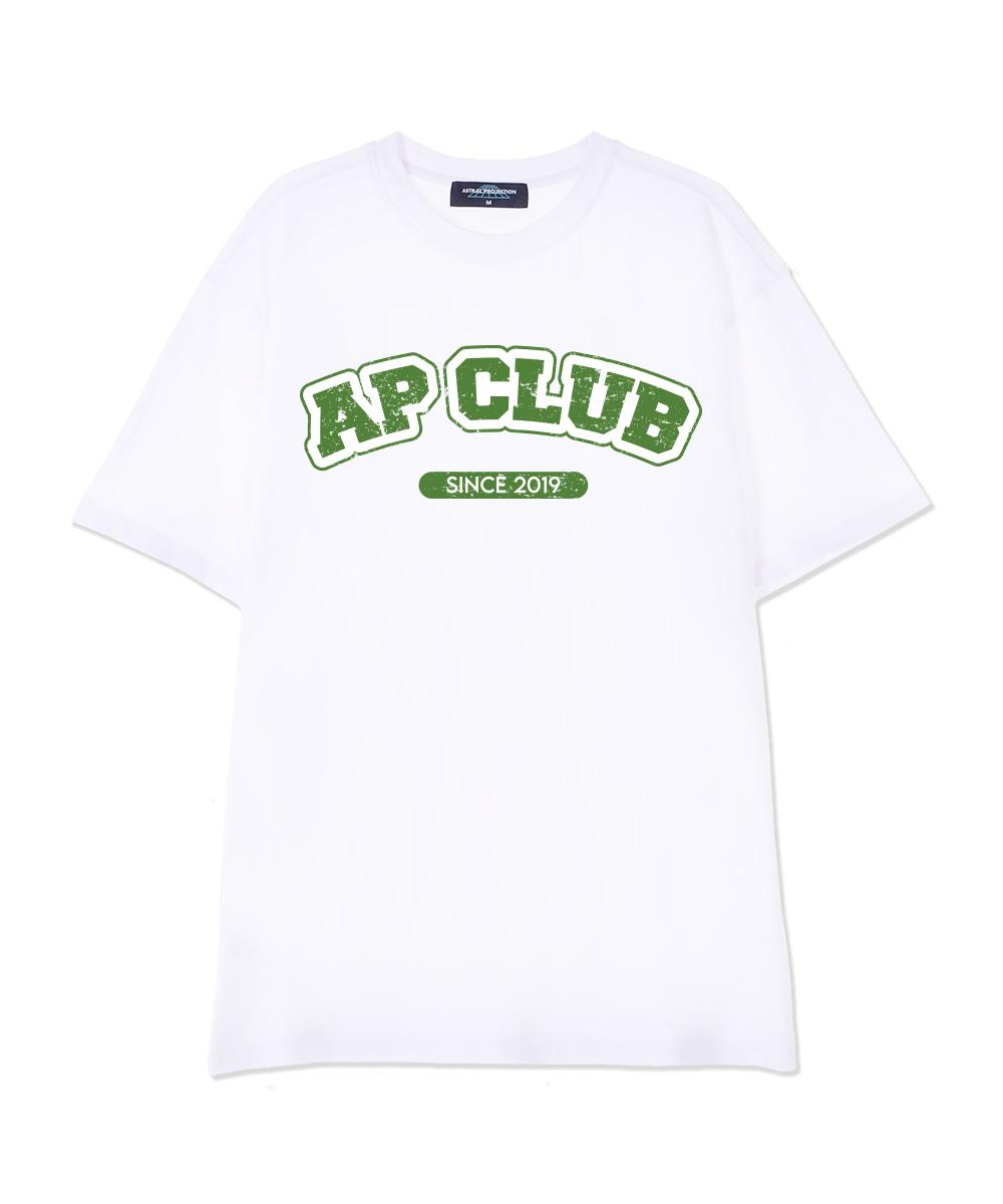 Astral Projection Ap Club Supima Cotton Round Neck Short Sleeve T-Shirt_White L