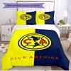 3pcs Duvet Cover Set (1*Duvet Cover + 2*Pillowcase, Without Core), Club America Print Soft All‑Season Bedding Set, Home Bedroom Decor Gift