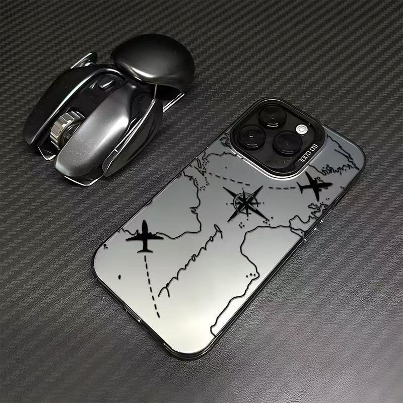 Aircraft trajectory compatible with Apple 16 phone case, iPhone 17, new 14, European and American 15 Pro, cross-border 13 Pro premium iPhone 7