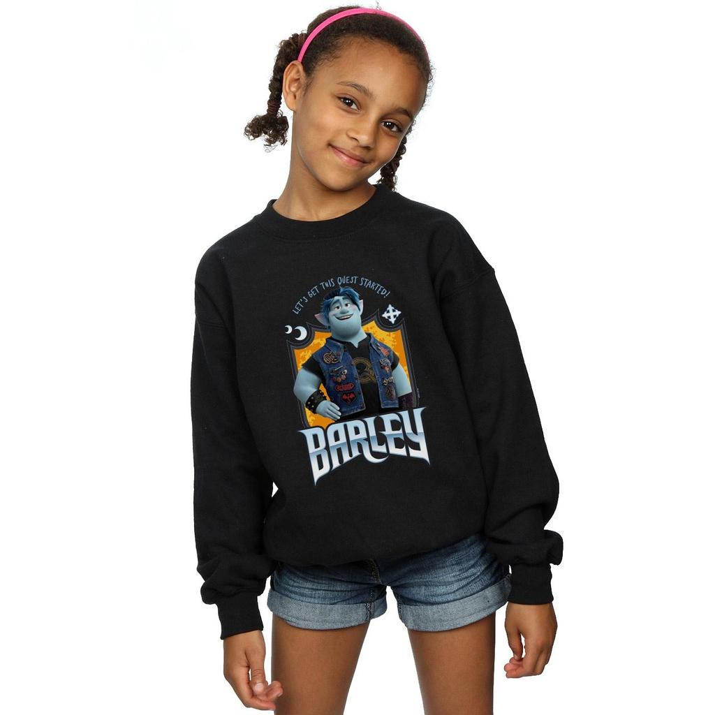 Disney Mädchen-Sweatshirt „Onward Barley Pose“.