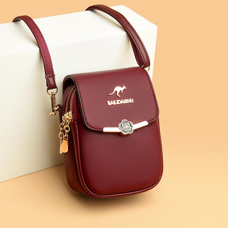 Spring New Trendy and Fashionable Mobile Phone Bag One-shoulder Crossbody Women's Bag Multi Layer