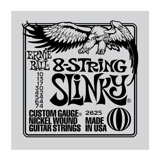 Cordes Guitare Electrique SLINKY GUITARE 8 CORDES