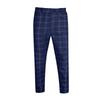 Men's fashionable stretch trousers, slim-fitting plaid trousers, business suit trousers, casual golf trousers