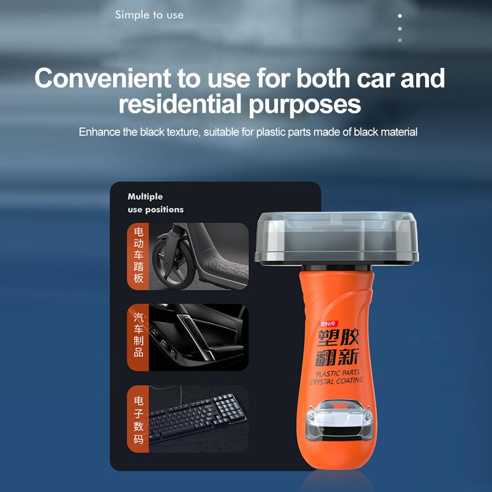 Auto Plastic Restorer for Car Interior Detailing Back to Black Gloss Cleaning Products  Autos Polish and Repair Coating Renewer