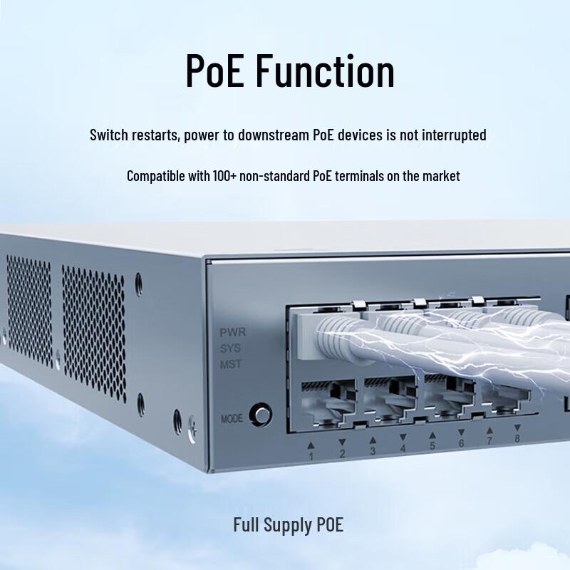 Huawei Kunling S220S-24P4JX 24-Port Gigabit Managed PoE Switch