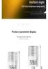 LED Color Alarm Light Signal Tower for Cranes, 12V/24V/220V