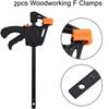4Inch Quick Ratchet Release Speed Squeeze Wood Working Work Bar Clamp Clip Kit Spreader Gadget Tool DIY Hand Woodworking Tools