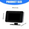 Universal LCD Meter for Motorcycles Displaying Water Temp Voltage and Oil Pressure Featuring Easy Installation and Backlight