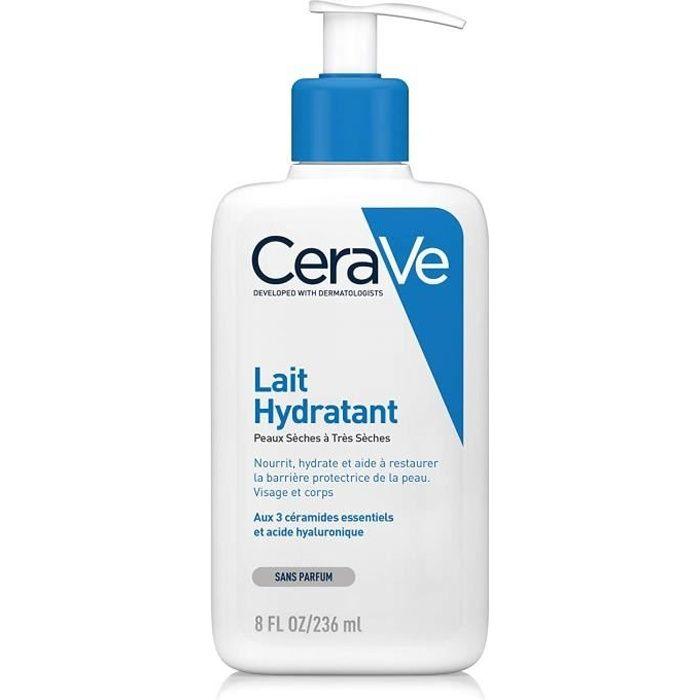Crème Hydratante - CeraVe - Lait Hydratant - 236ml - Acide Hyaluronique - Peaux Sèches