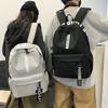 Schwarzer Schulrucksack Großes Fassungsvermögen Studentenrucksack Reiseaufbewahrungstaschen Computerschutz Freizeitrucksack Bergsteigertaschen Neu