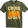 Workout Unisex Crew Neck Tshirt Daily Wear Choir Is My Sport With Choir Members On Stage Cool For Unisex Tees Male Tshirt Brand