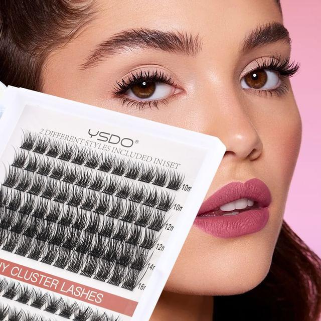 Lashie - Volume Crisscross Cluster False Eyelashes (Various Designs)