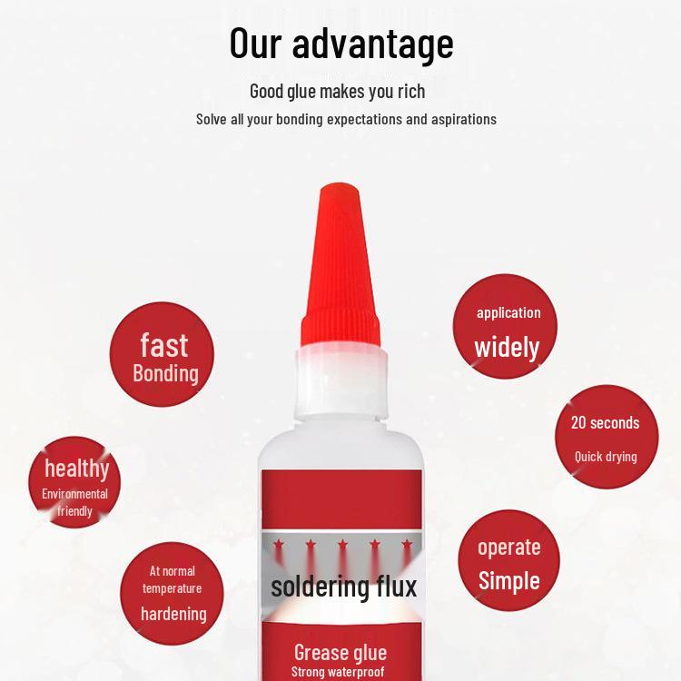 Welding Agent Multifunctional Glue: Strong, Waterproof Adhesive for Shoe and Tire Repair, Bonds Metal, Ceramic, and Wood.