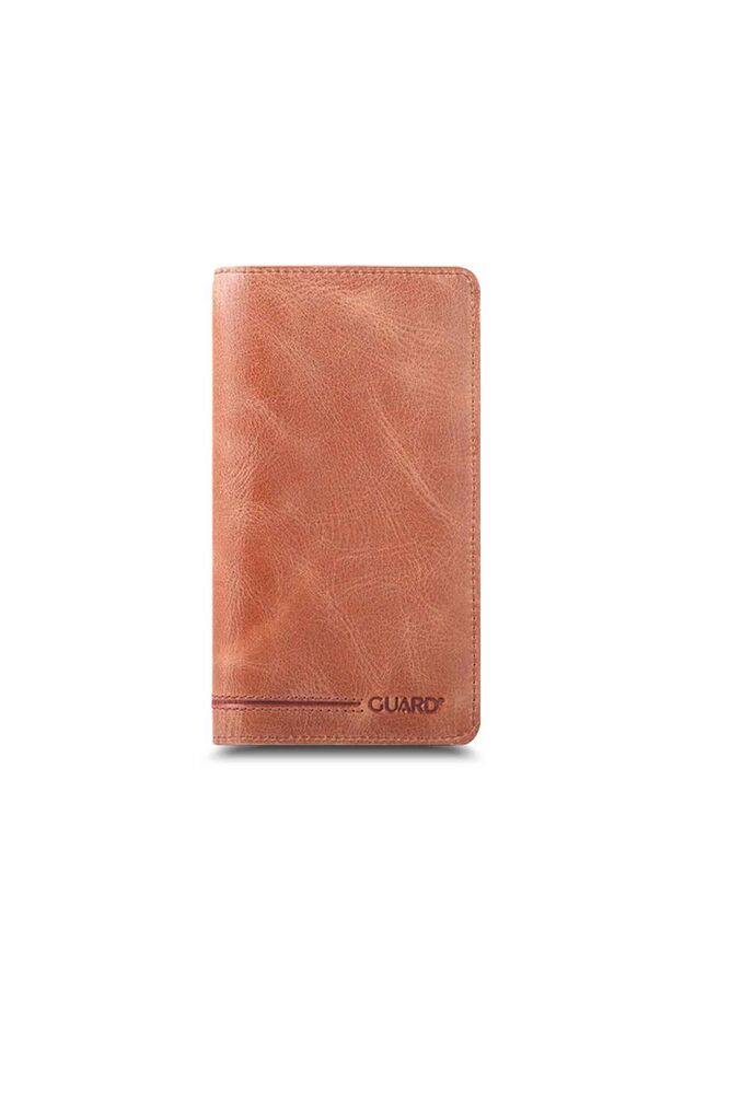 

Guard Plus Antique Tan Leather Unisex Wallet with Phone Slot