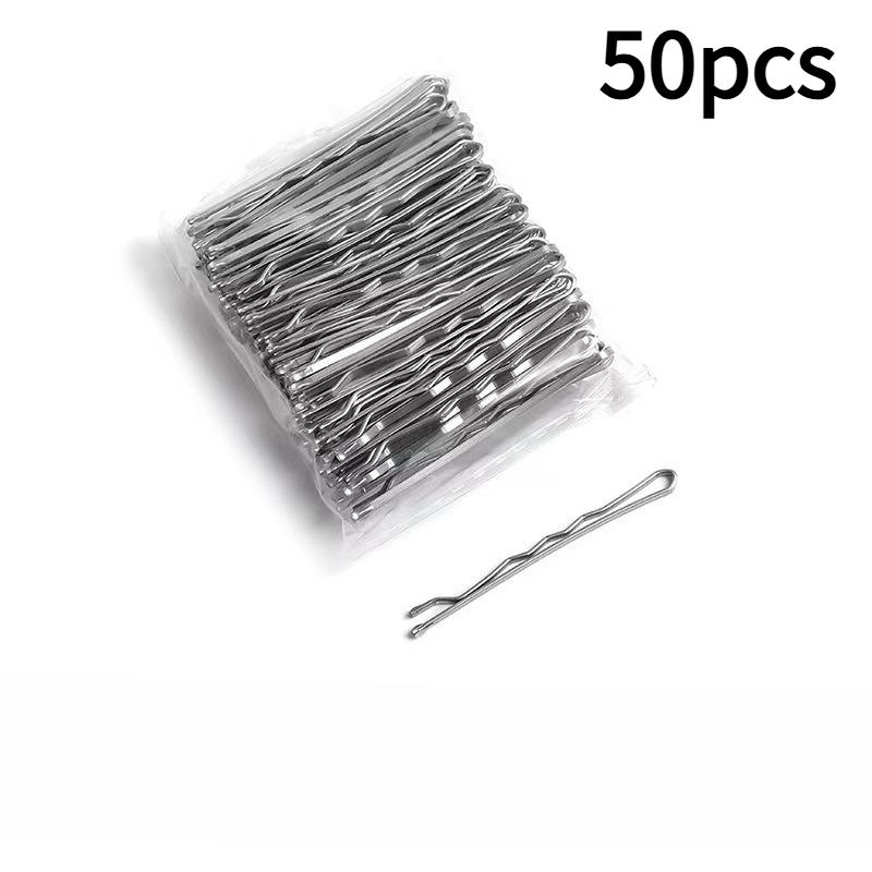 

50pcs Single Row Wave Hair Clips | Fashionable Hair Accessories for Women and Salons, Ideal for Weddings, and Everyday Use