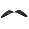 Preto Brilhante\Fibra de Carbono Capas de Espelho Retrovisor Lateral Traseiro para Toyota Highlander 2015 2016 2017 2018 Carro