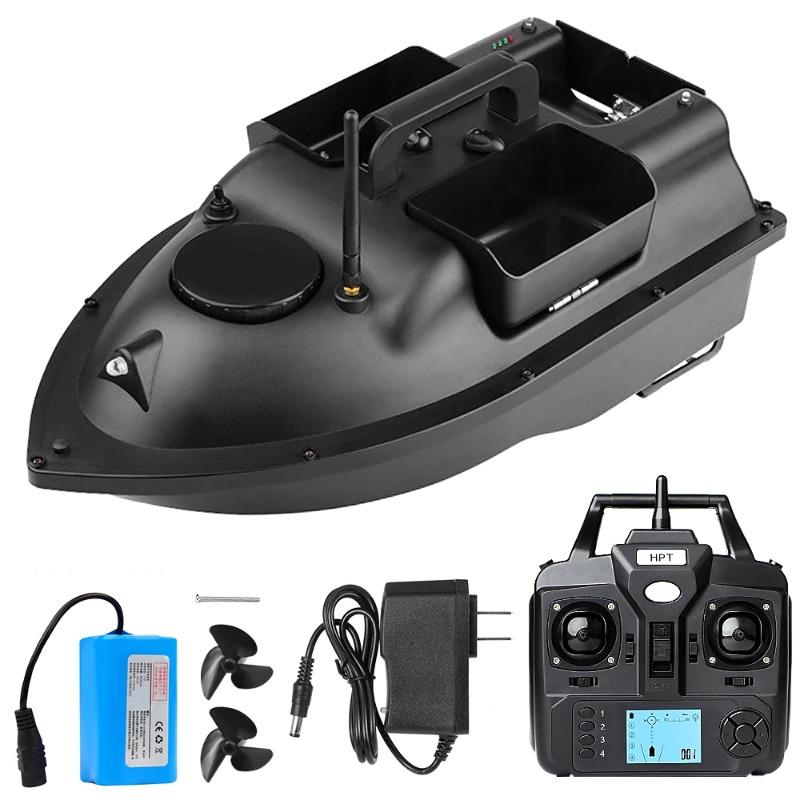 Sonar Finder 16 GPS Auto Return RC Fishing Bait Boat - 500M Range, Independent 3 Hopper, Auto Calibration, Waterproof