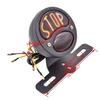JIAHER Tail Lamp Motorcycle 'STOP' Tail Light Iron Rear Lamp Brake Harley Chopper