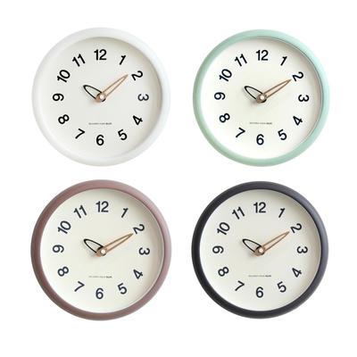 10inch Wall Clock Round Quiet No Ticking Aesthetic Decorative Wall Clocks for Cafe Bar Home Study Bedroom Wall Decoration