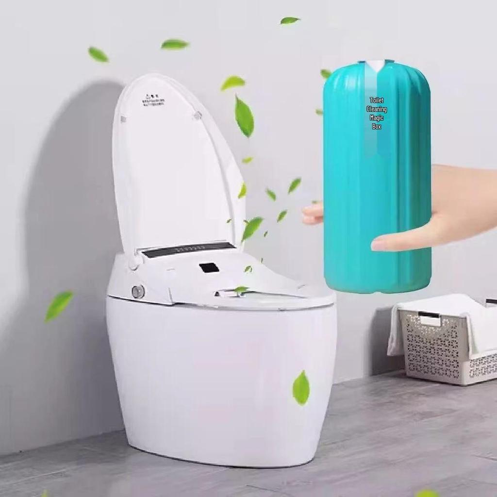 Fresh Scent Blue Bubble Toilet Cleaner & Deodorizer - Odor Remover & Descaler