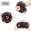 S-noilite Synthetic Elastic Band With Hair Curly Chignon Hair Women Drawstring Ponytail Hairpieces Black Brown Blonde Hairpiece