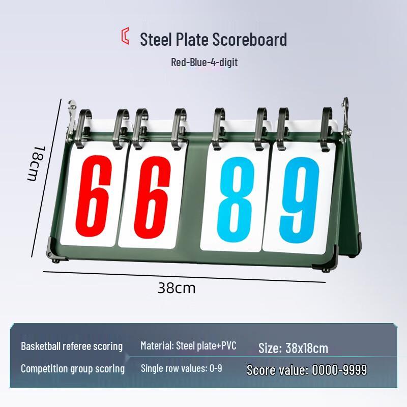 Sining Guandan 4-Digit Flippable Scoreboard with Steel Casing