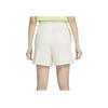 Nike High-Waisted Solid Color Casual Shorts Women Bottoms Milk-White DM6729-133